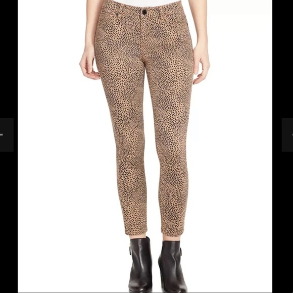 William Rast Cheetah Print Perfect Ankle Skinny Jeans - Picture 2 of 13